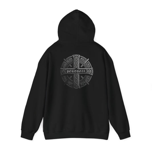 Hoodie Celtic cross Portugal (on back)