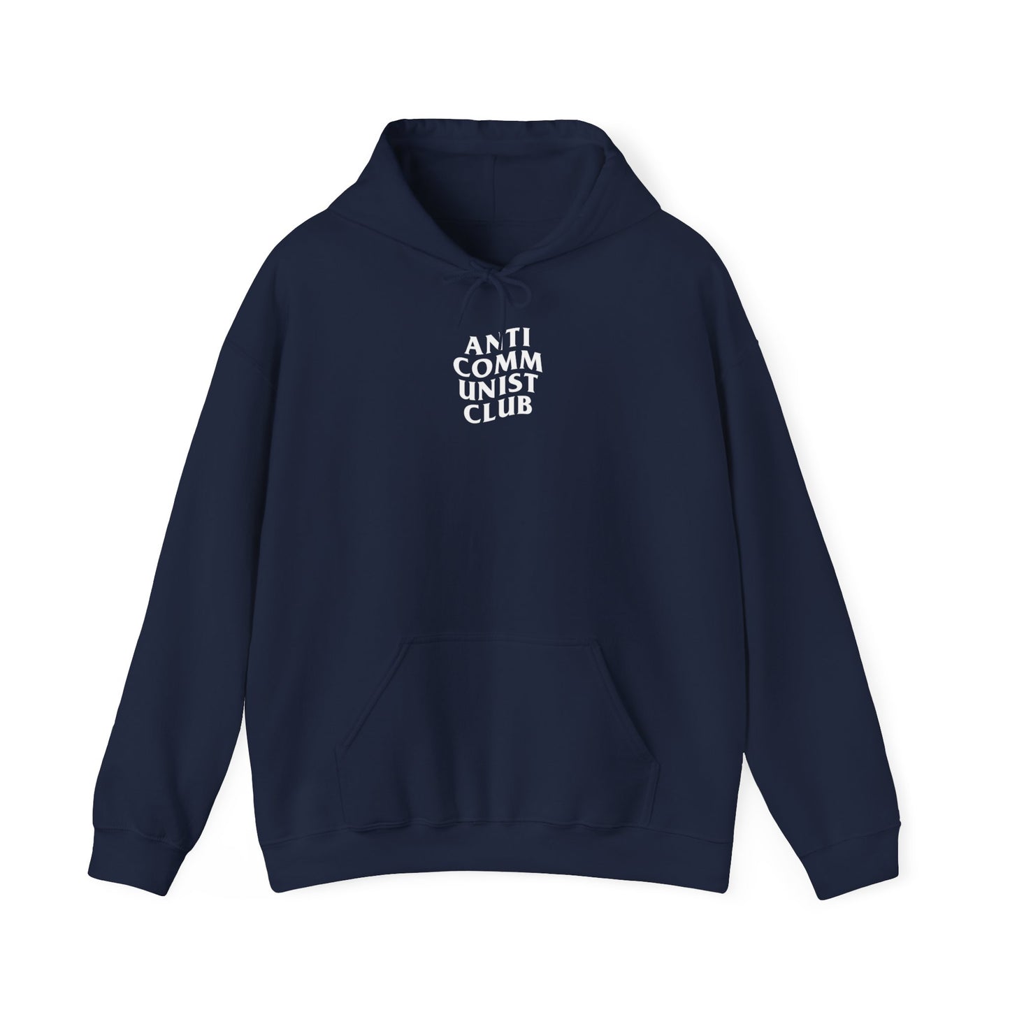 Hoodie anti communist club (on back)