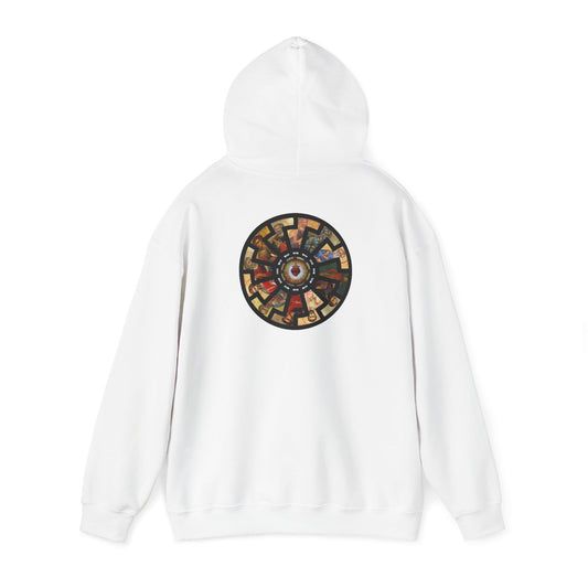 Hoodie black sun (on back)