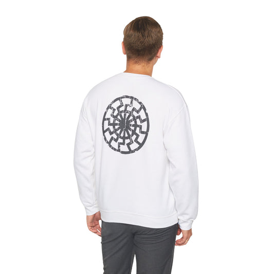 Sweatshirt black sun (on back)