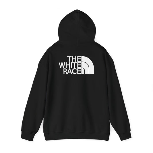 Hoodie the white race (on back)