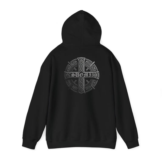 Hoodie Celtic cross Suomi(on back)